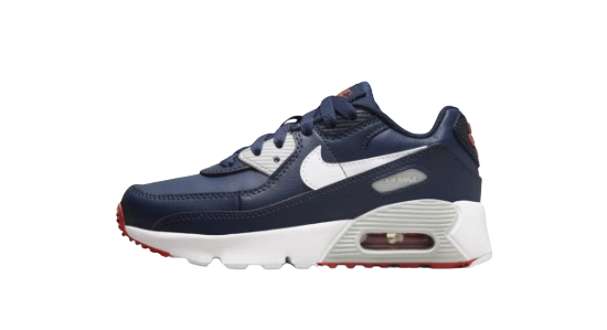 Photo du produit Nike Air Max 90 Leather 'Obsidian Track Red' (PS)