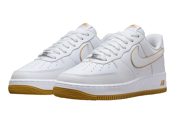 Nike Air Force 1 '07 'White Bronzine' - Image 1
