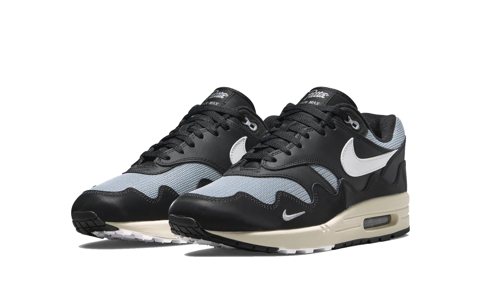 Nike Air Max 1 Patta Waves Black (With Bracelet) - Image 1