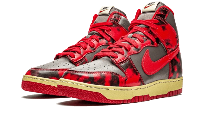 Nike Dunk High 1985 Red Acid Wash - Image 2