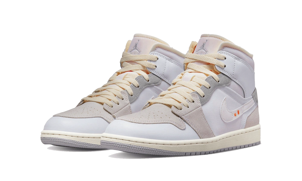 Jordan 1 Mid SE Craft Inside Out White Grey - Image 2