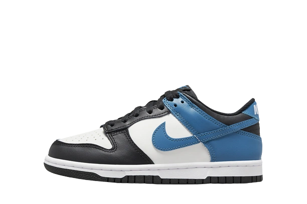 Nike Dunk Low White Blue Black (GS) product photo