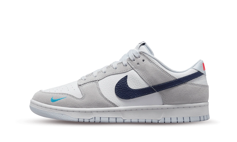 Nike Dunk Low 'Mini Swoosh Grey' - Image 1