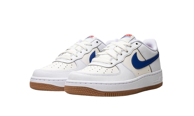 Nike Air Force 1 Low White Game Royal (GS) - Image 1