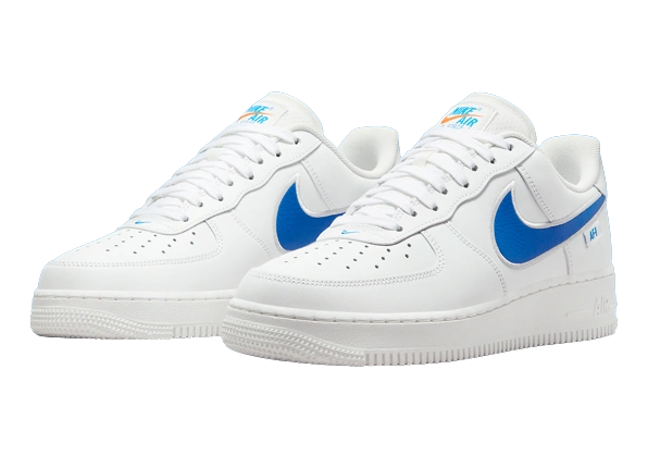 Nike Air Force 1 '07 'White Blue' - Image 1