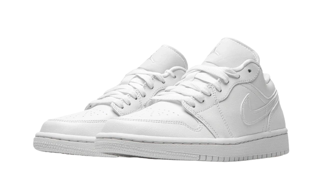 Jordan 1 Low Triple White (2022) (W) - Image 1