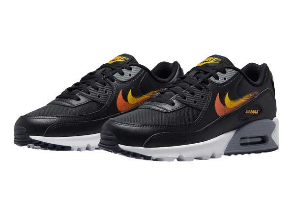 Nike Air Max 90 Black University Gold - Image 1