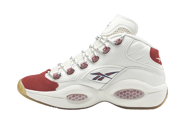 Reebok Question Mid Vintage Red Toe productfoto