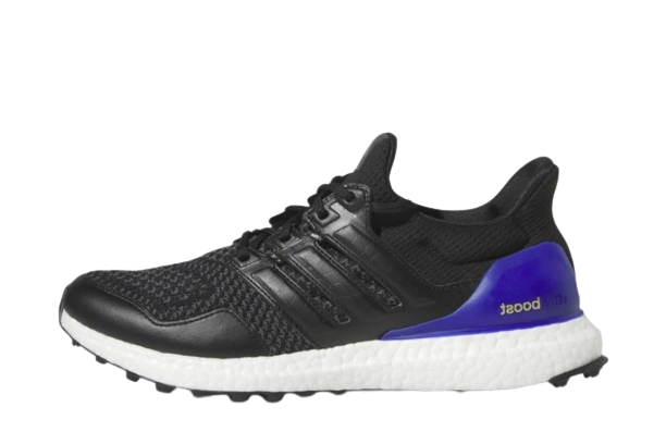 adidas Ultra Boost Spikeless Golf Core Black Lucid Blue productfoto
