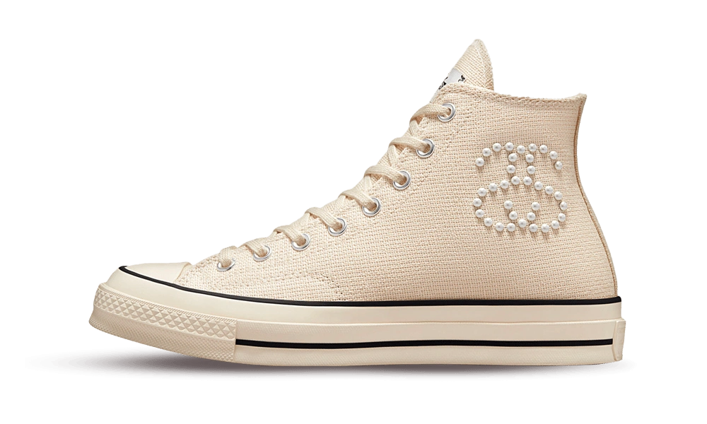 Converse Chuck Taylor All-Star 70 Hi Stussy Fossil Pearl productfoto