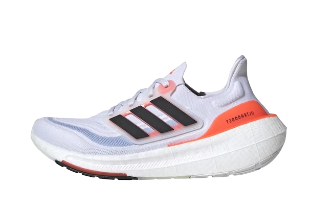 adidas Ultra Boost 23 White Black Solar Red (W) productfoto