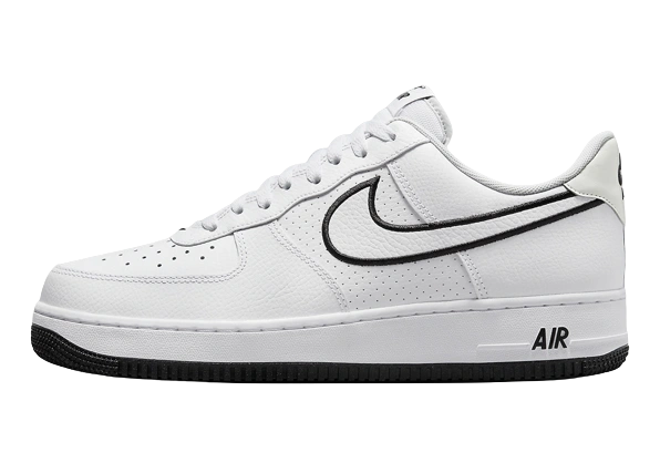 Foto del prodotto Nike Air Force 1 '07 'White/Black' - Embroidered Swooshes