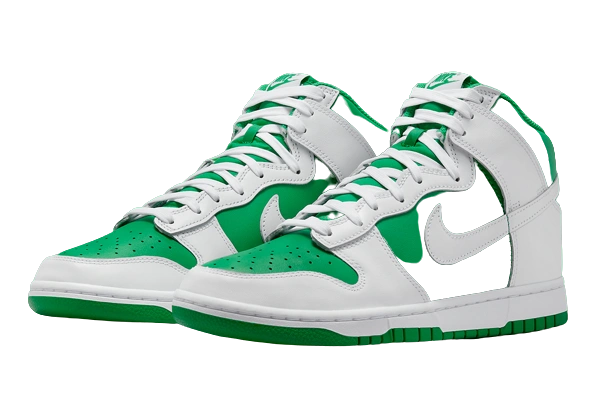 Nike Dunk High Pine Green White - Image 2