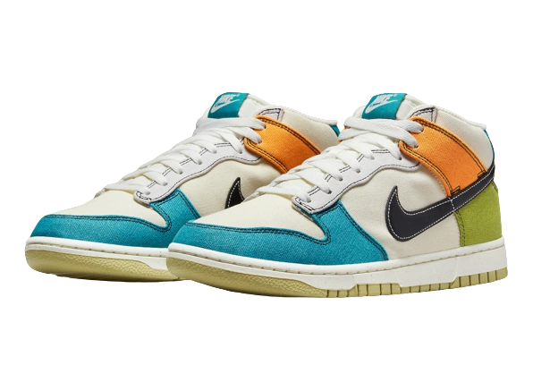 Nike Dunk Mid Pale Ivory Multi - Image 1