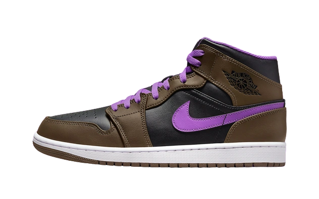 Photo du produit Jordan 1 Mid Purple Mocha (GS)