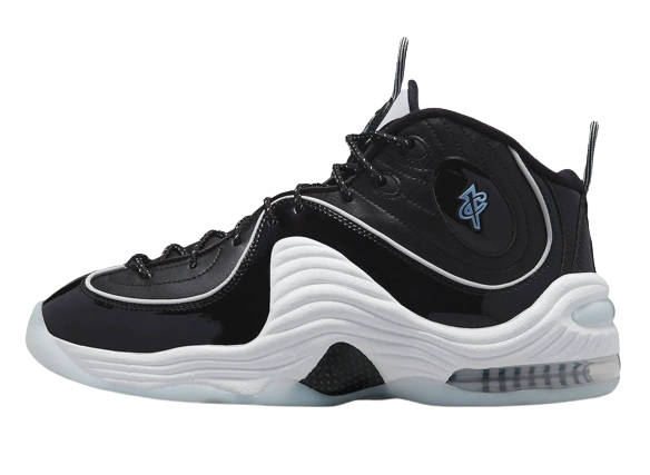 Nike Air Penny 2 Black Patent Football Grey Produktfoto