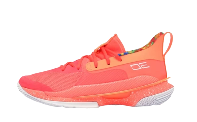 Under Armour Curry 7 Sour Patch Kids Peach Produktfoto
