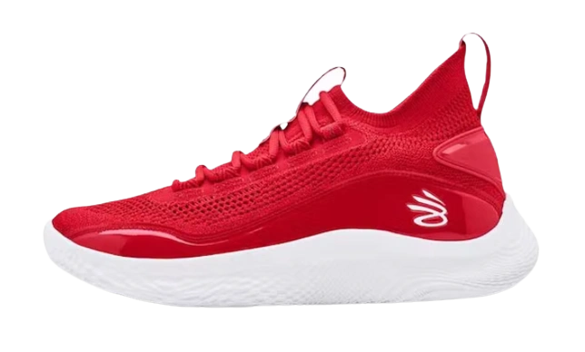 Under Armour Curry Flow 8 Red White Produktfoto