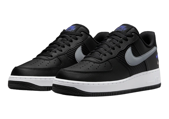Nike Air Force 1 '07 Triple Swoosh Black' - Image 1