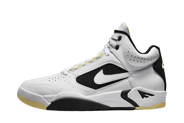 Nike Air Flight Lite Mid White Lemon Black White Produktfoto