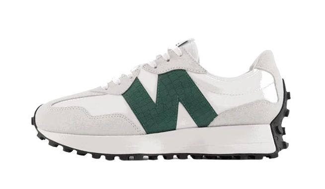 New Balance 327 White Nightwatch Green (W) product photo