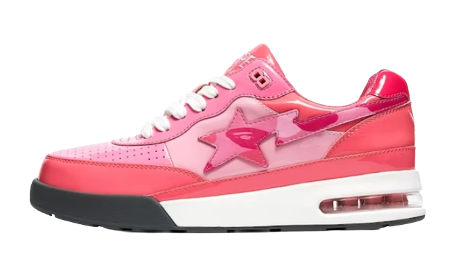 A Bathing Ape Bape Road Sta Patent Leather Pink (2022) Produktfoto