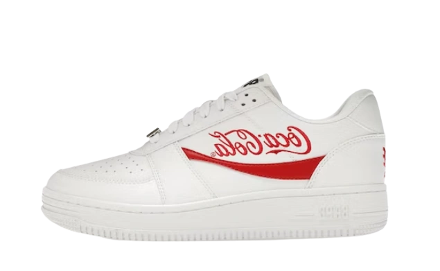 A Bathing Ape Bape Sta Low Coca-Cola White Produktfoto