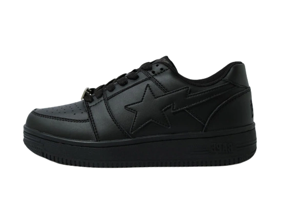 A Bathing Ape Bape Sta Low Triple Black Produktfoto