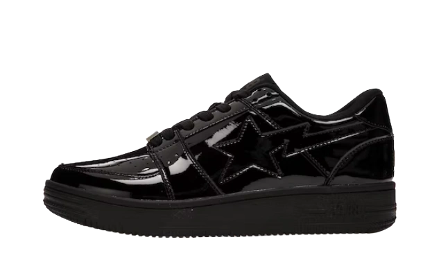 A Bathing Ape Bape Sta Low Patent Black Produktfoto