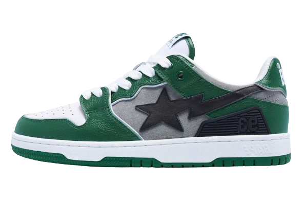 A Bathing Ape Bape SK8 Sta Green Grey Produktfoto