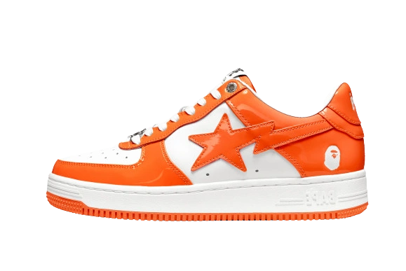 A Bathing Ape Bape Sta Low Orange Produktfoto