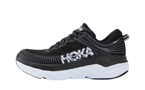 Hoka One One Bondi 7 Black White (W) productfoto