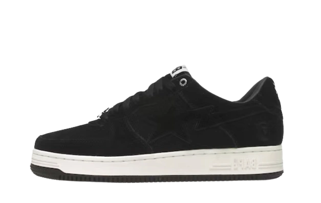 A Bathing Ape Bape Sta Black Suede Produktfoto