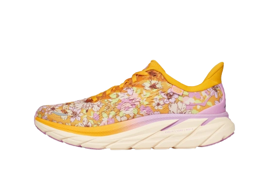 Hoka One One Movement Clifton 8 Free People Golden Coast Floral (W) product photo