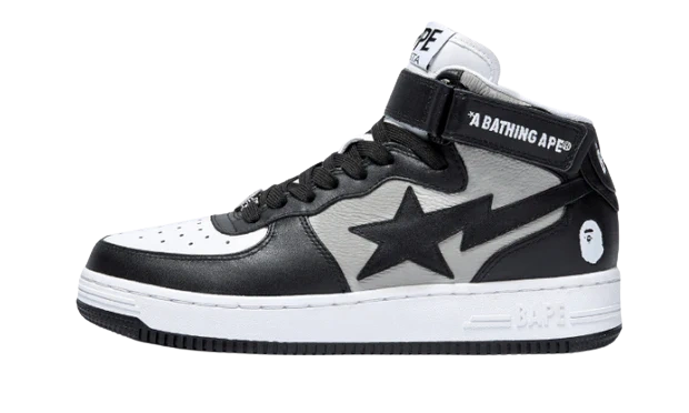 A Bathing Ape Bape Sta Mid Black (2022) Produktfoto