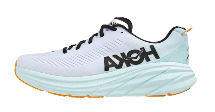 Hoka One One Rincon 3 White Blue Glass product photo