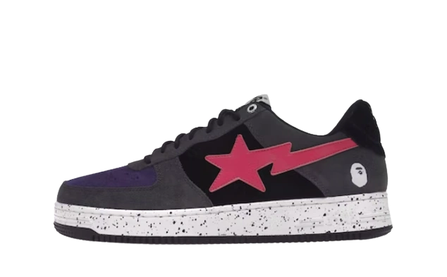 A Bathing Ape Bape Sta Pink Suede Produktfoto