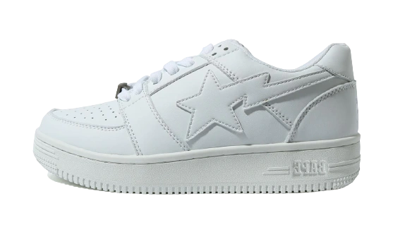 A Bathing Ape Bape Sta Low Triple White Produktfoto