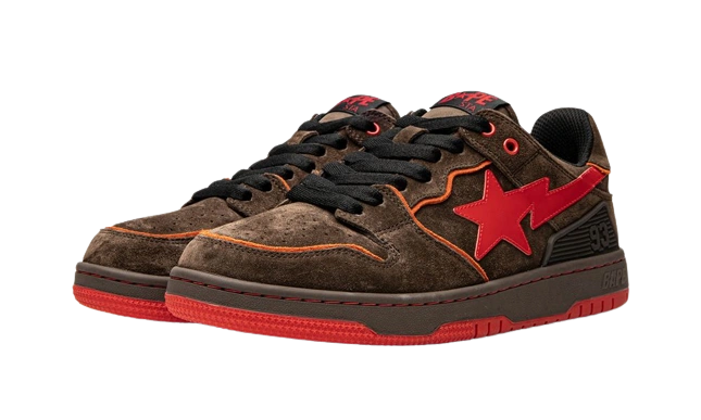 A Bathing Ape Bape SK8 Sta Brown - Image 1