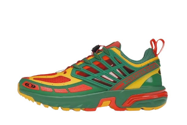 Salomon ACS PRO Advanced Kar L'Art De L'Automobile Green Red Yellow Produktfoto