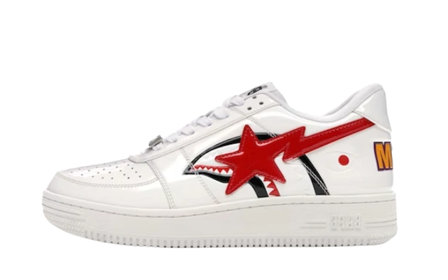 A Bathing Ape Bape Sta Low Shark White Produktfoto