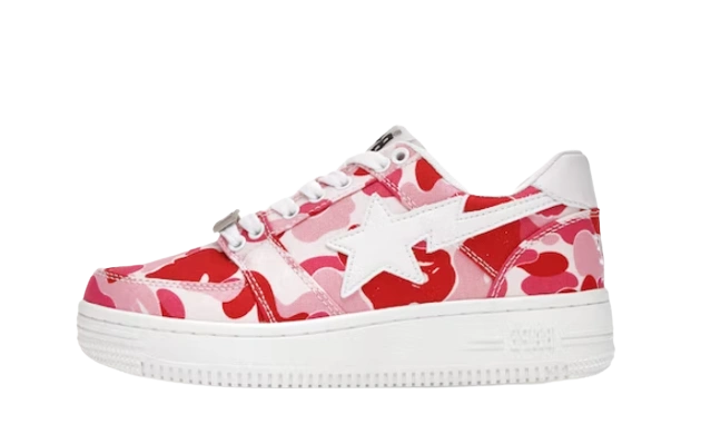 A Bathing Ape Bape Sta Low ABC Camo 20th Anniversary Pink Produktfoto