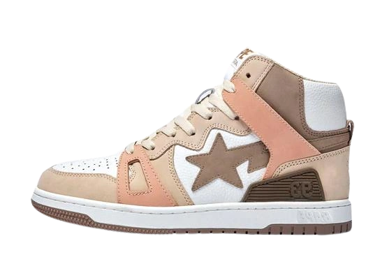 A Bathing Ape Bape Sta 93 Hi Brown Produktfoto