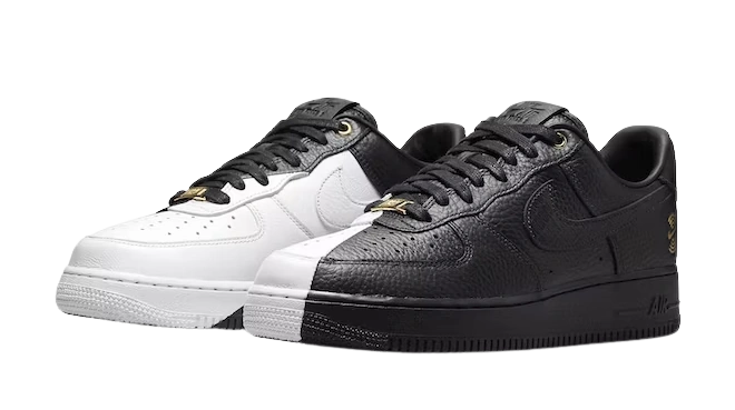 Nike Air Force 1 Low 40th Anniversary Edition Split Black White - Image 1