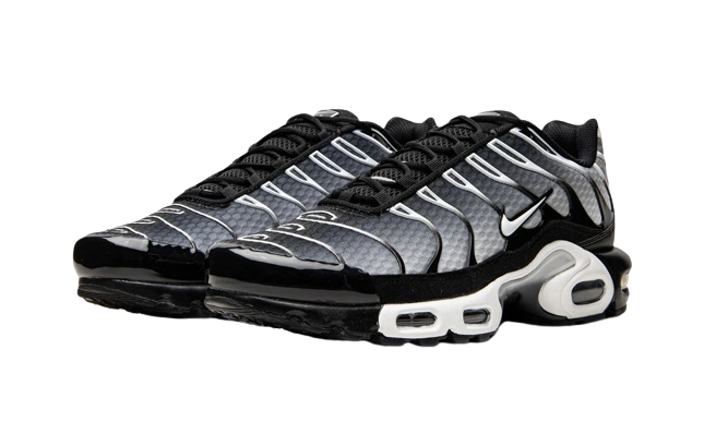 Nike Air Max Plus Black Silver White - Image 2