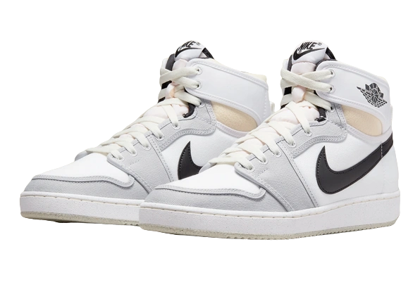 Jordan 1 Retro AJKO White Black Grey Fog - Image 2