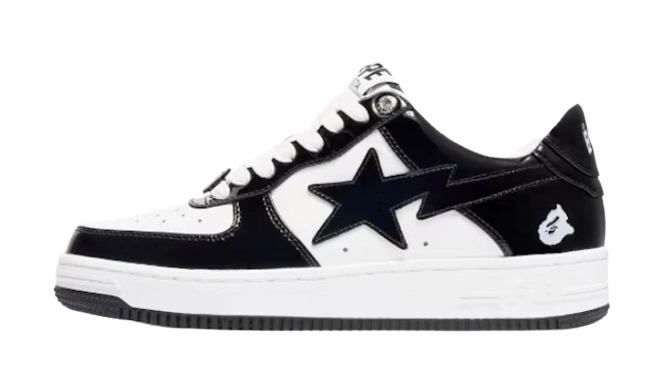 Photo du produit A Bathing Ape Bape Sta Patent Leather Black White