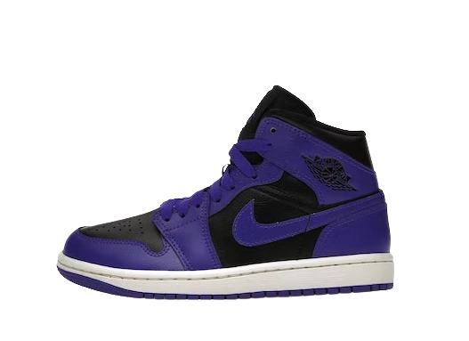 Photo du produit Jordan 1 Mid Purple Black (W)