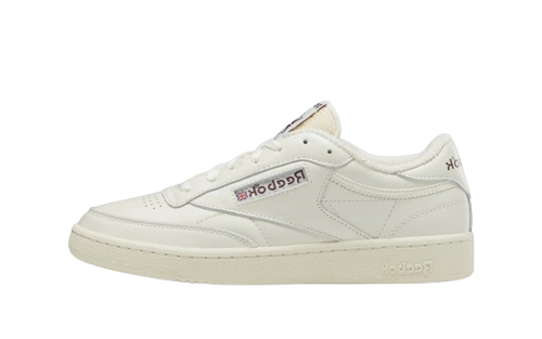 Reebok Club C 85 Chalk Alabaster Maroon productfoto