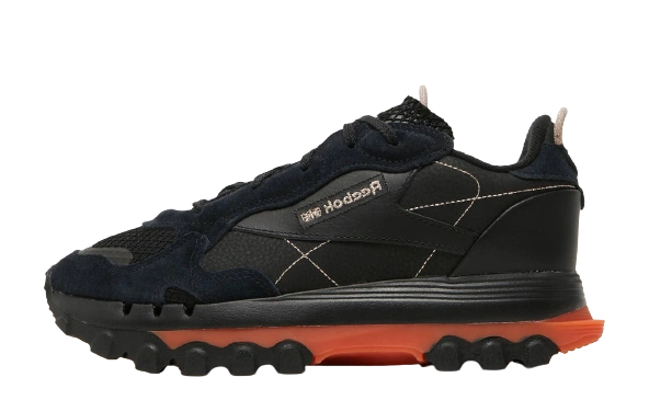 Reebok Classic Leather Cardi B Black Fiery Orange (W) productfoto